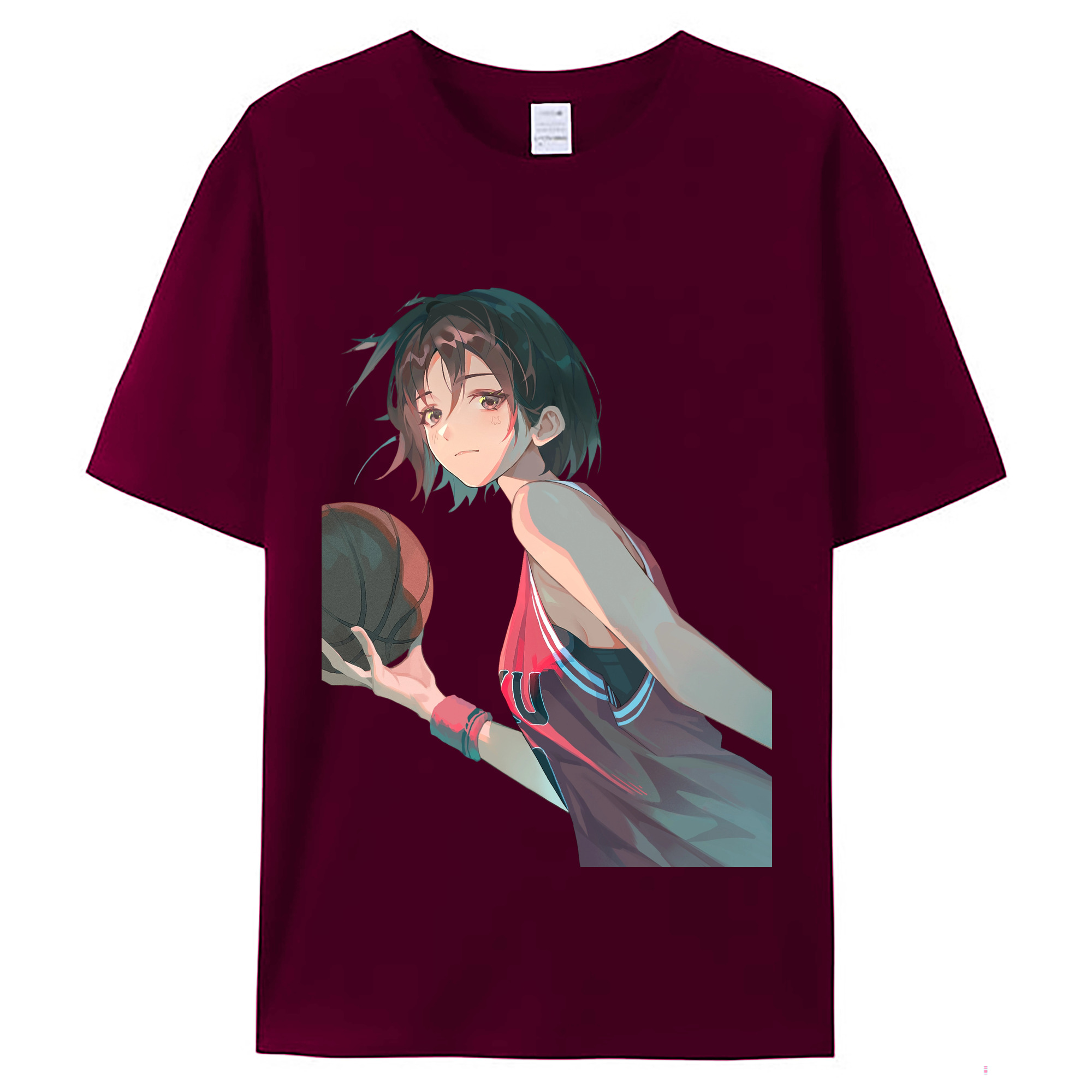 （画像用） SLAM DUNK／スラムダンク レディースカジュアルプリントTシャツ（綿100％）